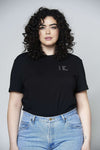 plus - Black with White Lettering